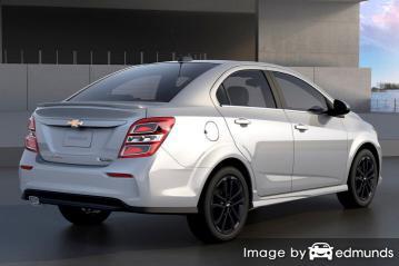 Insurance quote for Chevy Sonic in Las Vegas