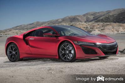 Insurance rates Acura NSX in Las Vegas