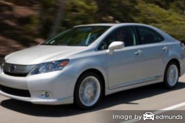 Insurance rates Lexus HS 250h in Las Vegas